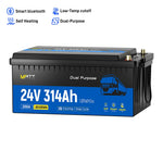 WattCycle 24V 314Ah Акумулятор для Вантажівки з Підігрівом і Bluetooth