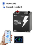 WattCycle 48V 50Аh 2,56 kWh LiFePO4 Акумулятор Bluetooth