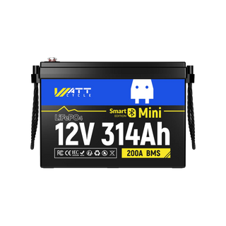 WattCycle 12V 314Ah Mini Bluetooth LiFePO4 акумулятор