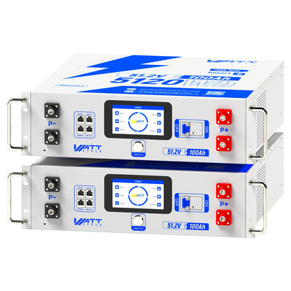 WattCycle 48V LiFePO4 Aкумулятор 100Ah, 5kWh джерело безперебійного живлення