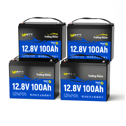 [📱Оновлений Bluetooth] WattCycle 12V 100Ah Bluetooth LiFePO4 акумулятор