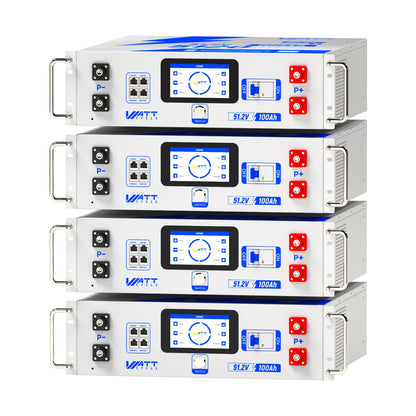 WattCycle 48V LiFePO4 Aкумулятор 100Ah, 5kWh джерело безперебійного живлення