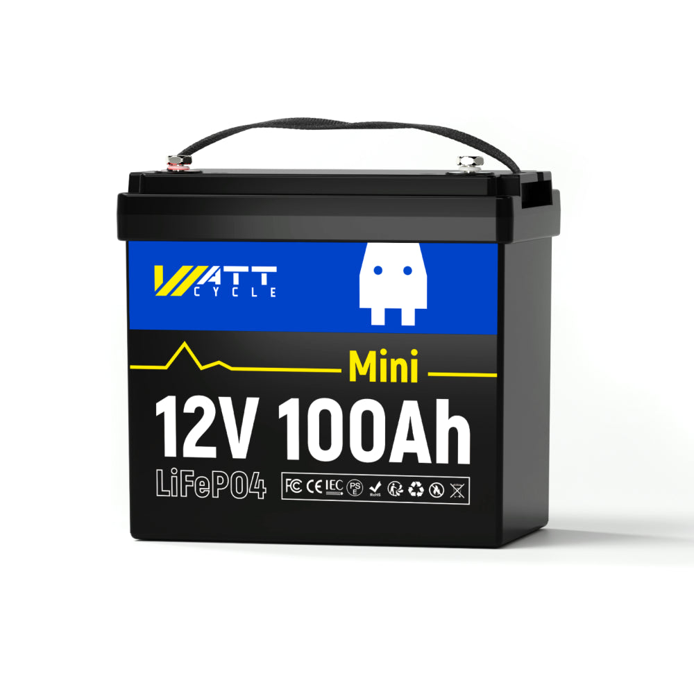 Акумулятор WattCycle 12V 100Ah Mini LiFePO4