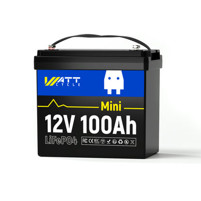 Акумулятор WattCycle 12V 100Ah Mini LiFePO4