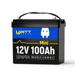 WattCycle 12V 100Ah Mini LiFePO4 Акумулятор