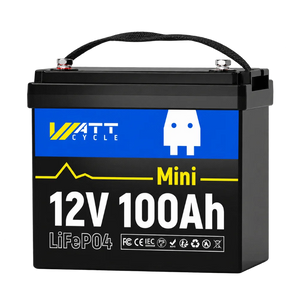 WattCycle 12V 100Ah Mini LiFePO4 Акумулятор