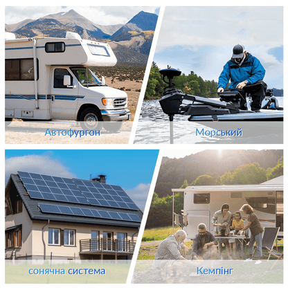 WattCycle 12V 200Ah LiFePO4 акумулятор