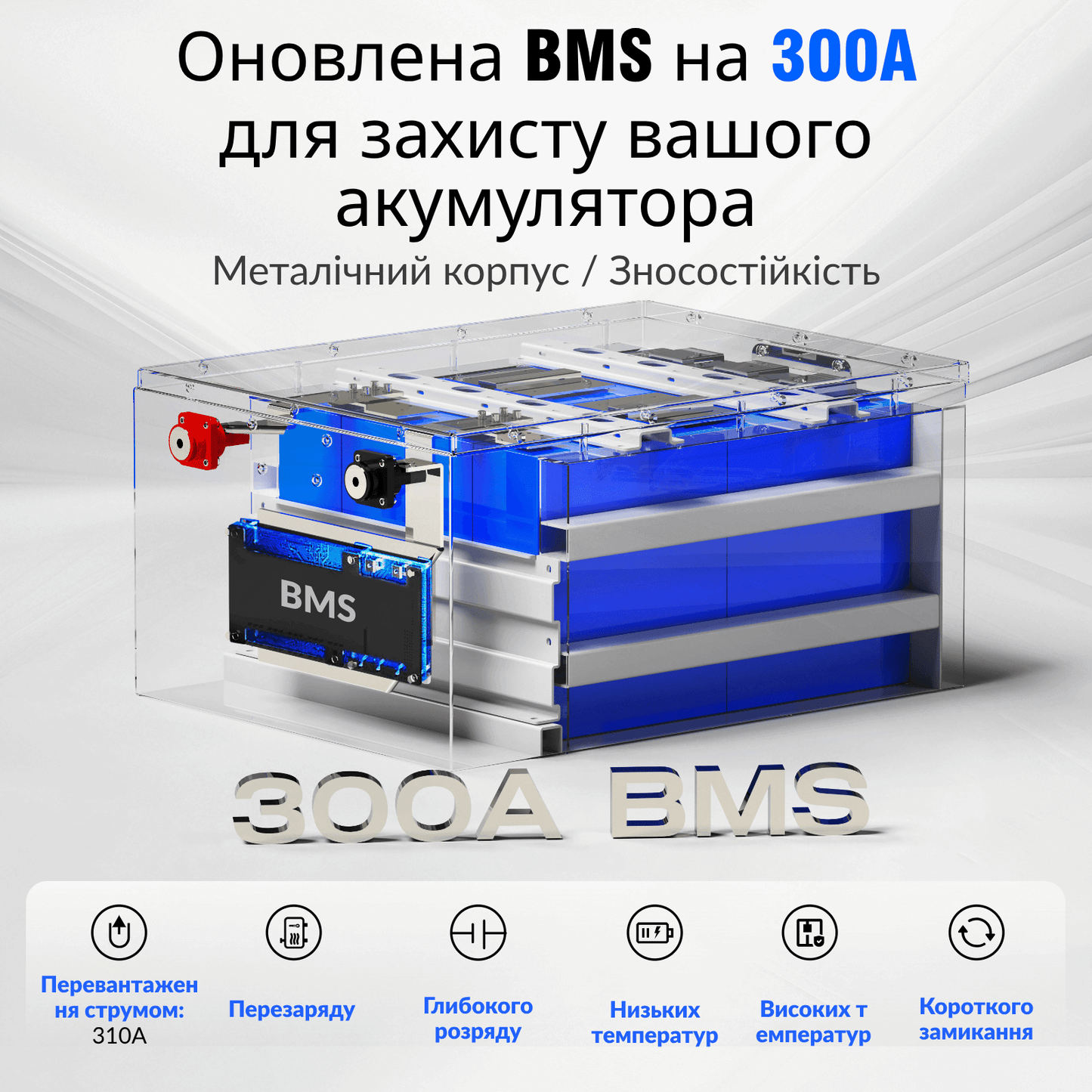 WattCycle 12V 628Ah Ultra Bluetooth LiFePO4 акумулятор