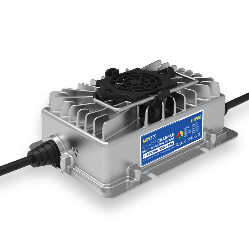 Зарядний пристрій WattCycle 24V 15A AC-DC LiFePO4