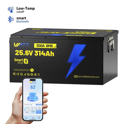 WattCycle 24V 314Ah Ultra Bluetooth LiFePO4 акумулятор