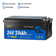 WattCycle 24V 314Ah Акумулятор для Вантажівки з Підігрівом і Bluetooth