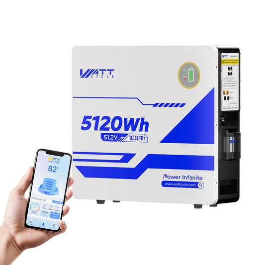 WattCycle Акумулятор LiFePO4 48V 100Ah настінний