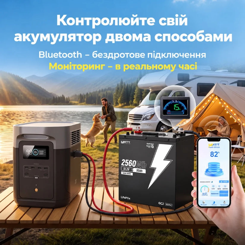 Акумулятор Комплект WattCycle 48V 50Ah LiFePO4