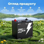 Акумулятор Комплект WattCycle 48V 50Ah LiFePO4
