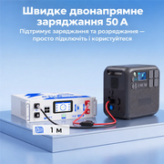 WattCycle Кабель розширення 48 В для зарядної станції BLUETTI AC200MAX