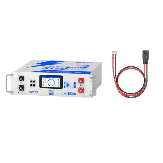 Комплект WattCycle 48V 100Ah LiFePO4 для EcoFlow DELTA 2 / DELTA 3