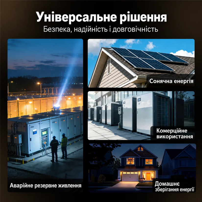 WattCycle 51,2V 100Ah 5kWh LiFePO4 Настінний акумулятор