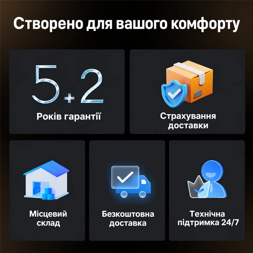 WattCycle 51,2V 100Ah 5kWh LiFePO4 Настінний акумулятор