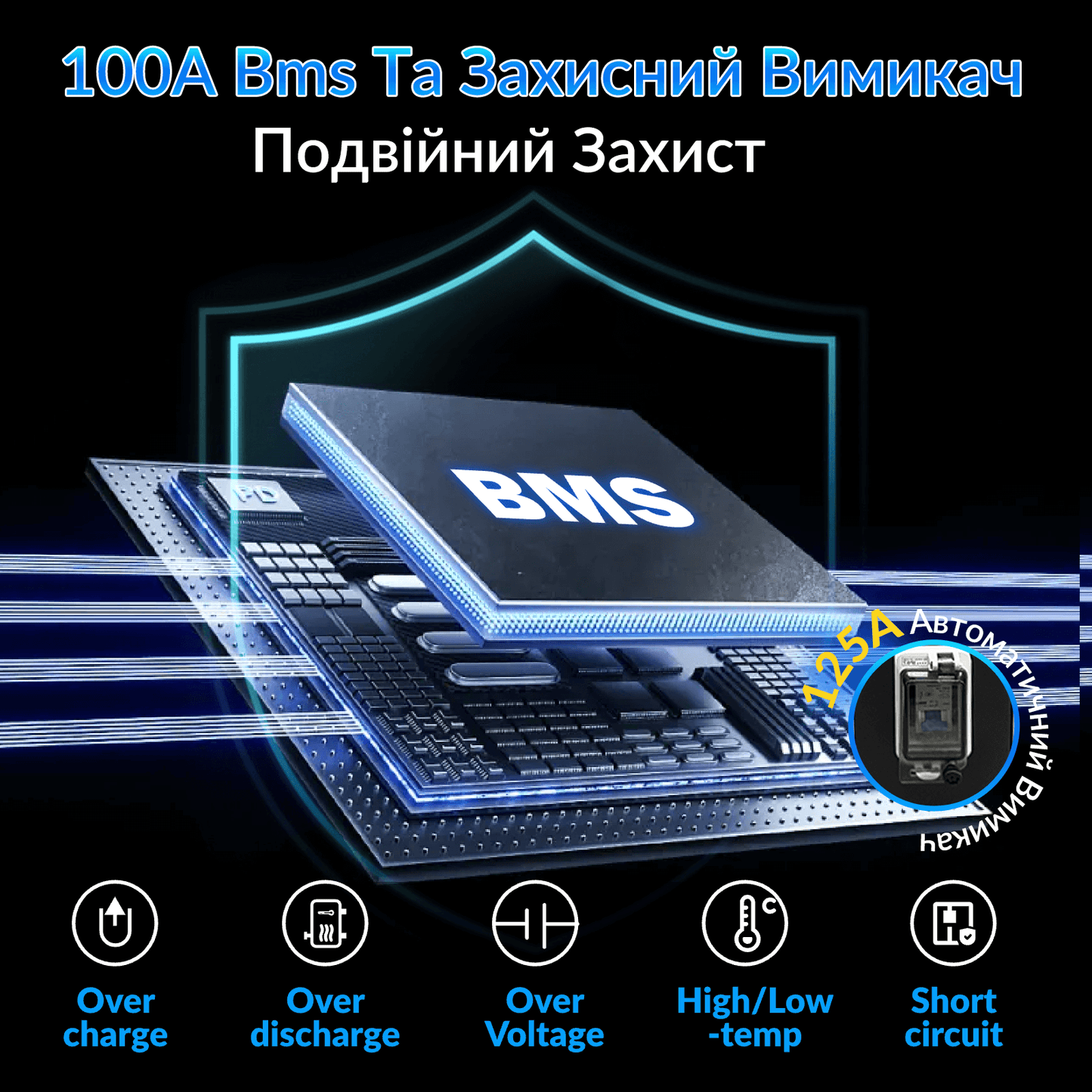 WattCycle Акумулятор LiFePO4 48V 100Ah настінний