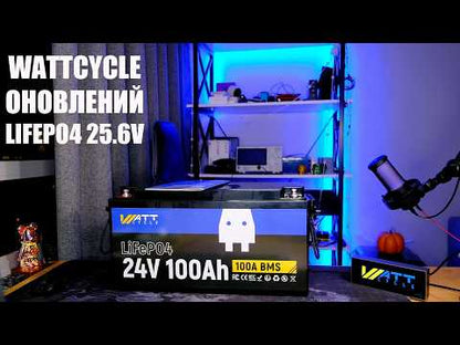 WattCycle 24V 100Ah LiFePO4 акумулятор