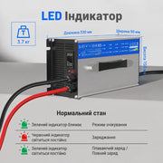 Зарядний пристрій WattCycle 12V 60A LiFePO4
