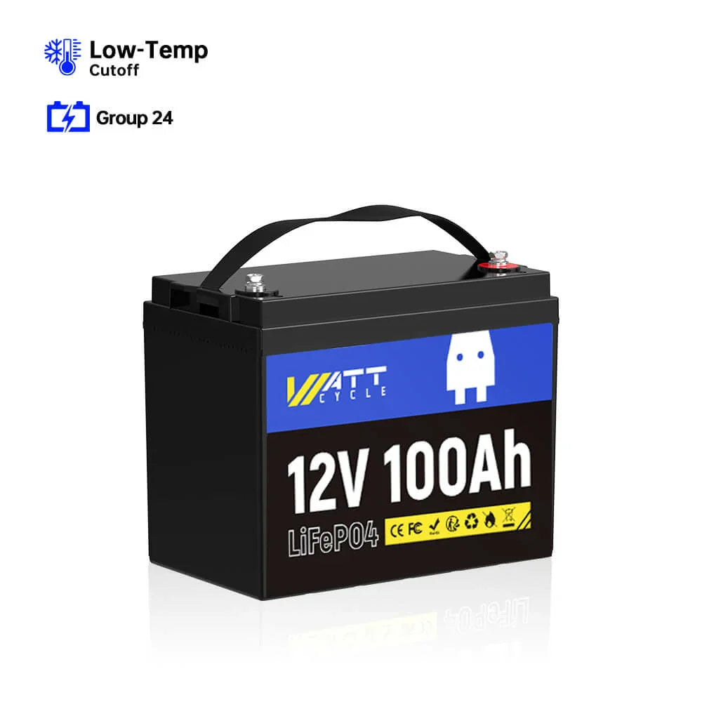 Акумулятор WattCycle 12V 100Ah глибокого циклу LiFePO4